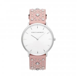 Rebecca Minkoff White And Pink Classical Watch - 2200138 - multicoloured