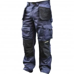 Roughneck Mens Holster Trousers Black Blue 30 33