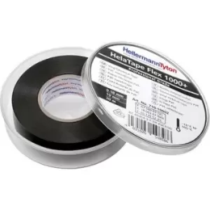 HellermannTyton HelaTape Flex 1000+ 710-10600 Electrical tape set HelaTape Flex 1000+ Black (L x W) 6m x 19mm 10 pc(s)
