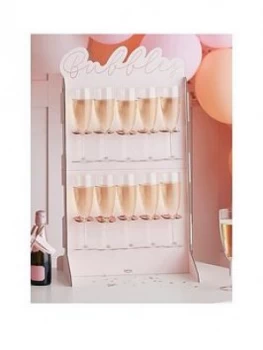 Ginger Ray Rose Gold Foiled And Blush Prosecco Wall
