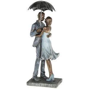 Rainy Day Romance Embrace Figures Ornament