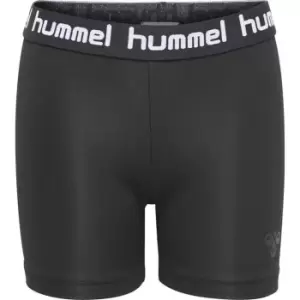 Hummel Tight Training Shorts Juniors - Black