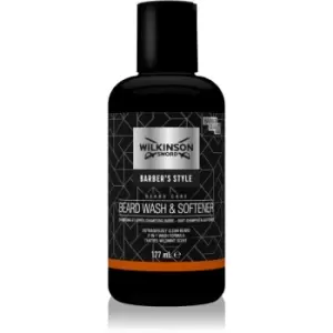 Wilkinson Sword Barbers Style Beard Wash & Softener beard shampoo 177 ml