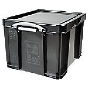 Really Useful Black Recycled Box 35 Litre Capacity
