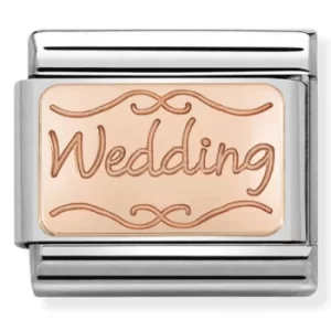 Nomination CLASSIC Rose Gold Plates Wedding Charm 430101/40