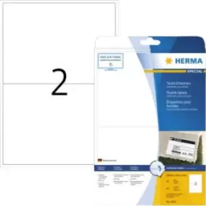 Herma 4519 Labels (A4) 199.6 x 143.5mm Acetate silk White 40 pc(s) Removable Name stickers