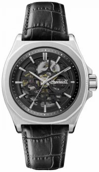 Ingersoll Mens 1892 The Orville Automatic Black Leather Watch