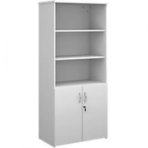 Dams International Combination Unit Lockable with 4 Shelves Melamine Universal 800 x 470 x 1790mm White