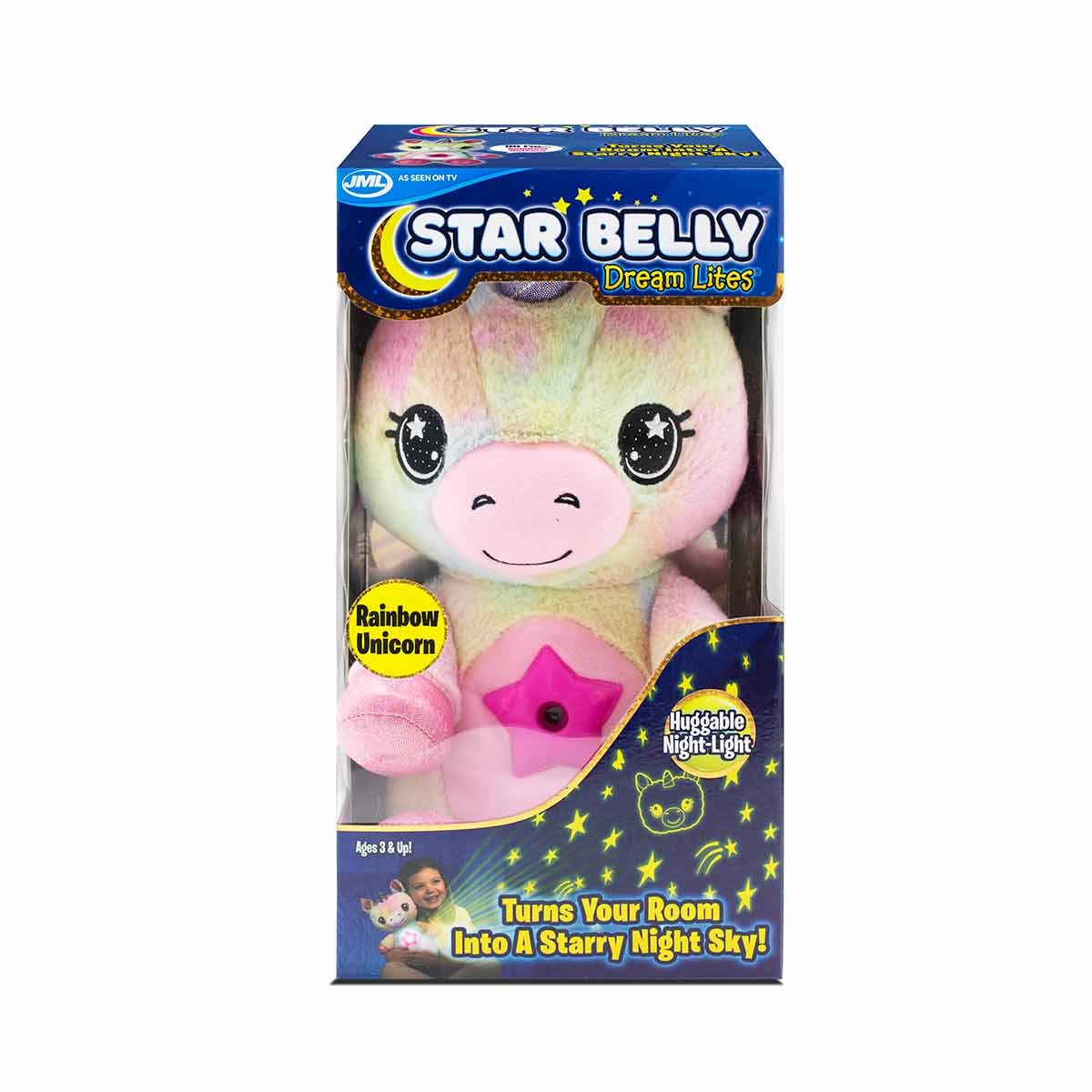 JML Star Belly Unicorn Cuddly Toy