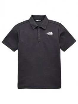 The North Face Boys Horizon Polo - Grey Heather Size M 10-12 Years