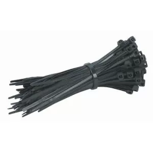 Evo Labs Black Cable Ties 150 x 2.5mm 100 Pack