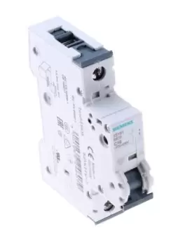Siemens Sentron 16A MCB Mini Circuit Breaker1P Curve C, Breaking Capacity 6 kA