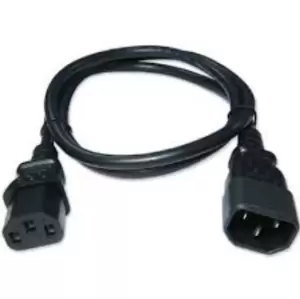 Zebra CS-CAB-IEC-L power cable Black 1m C13 coupler C14 coupler