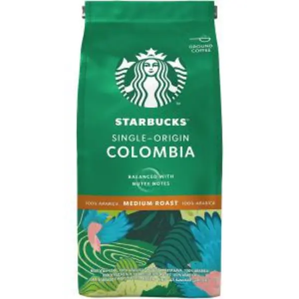 STARBUCKS Single Origin Columboa Medium Roast Ground Coffee 200g 12400