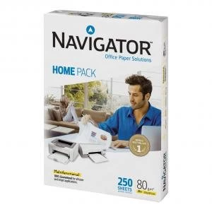 Navigator A4 Homepack Paper 80gsm 250 Sheets White 127415