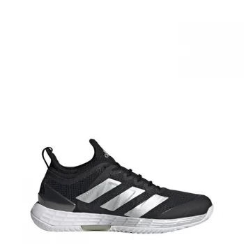adidas Adizero Ubersonic 4 Tennis Shoes Womens - Core Black / Silver Metallic /