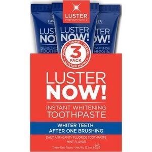 Luster Now Instant Whitening Toothpaste 42g 3 Pack