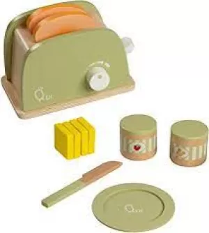 Teamson Kids Little Chef Frankfurt Wooden Toaster Play Kitchen Accessories TK-W00006
