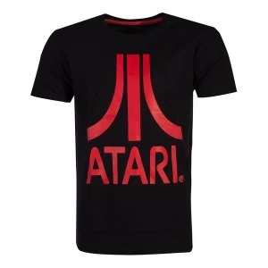 Atari - Red Logo Mens Small T-Shirt - Black