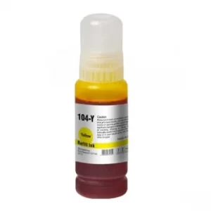 InkLab Epson 104 EcoTank Yellow Ink Bottle