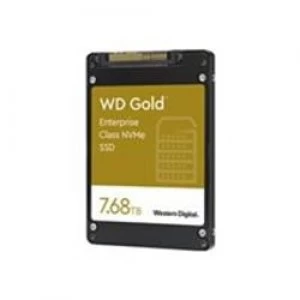 Western Digital 7.68TB WD Gold NVMe 2.5 SSD Drive WDS768T1D0D