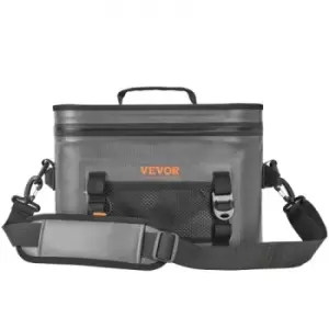 VEVOR Soft Cooler Bag, 16 Cans Soft Sided Cooler Bag Leakproof with Zipper, Waterproof Soft Cooler Insulated Bag, Lightweight & Portable Collapsible C