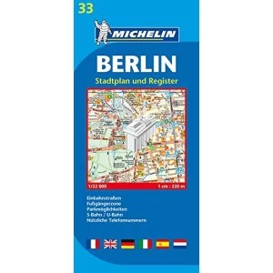 Berlin - Michelin City Plan 33 2006 Sheet map