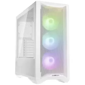 Lian Li LANCOOL II Mesh C RGB Snow Edition Midi tower PC casing, Game console casing White 3 built-in LED fans, Window, Dust filter