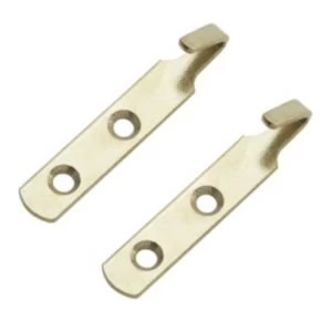 BQ Brass Plated Carbon Steel Hook Pack of 2