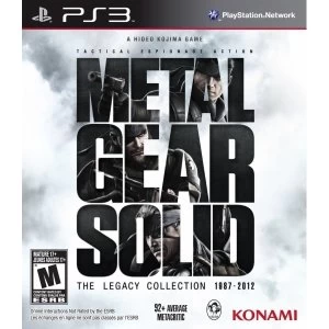 Metal Gear Solid The Legacy Collection PS3 Game
