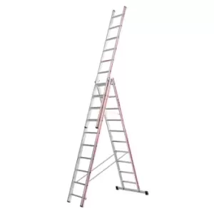 Hymer 404730 Red Line Combination Ladder 3 x 10 Tread