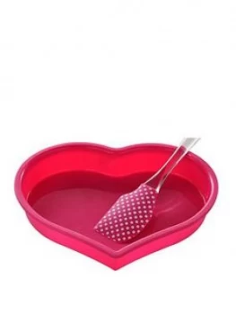 Premier Housewares Silicone Heart Baking Set