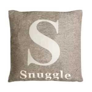 "Snuggle" Natural Filled Cushion 45x45cm