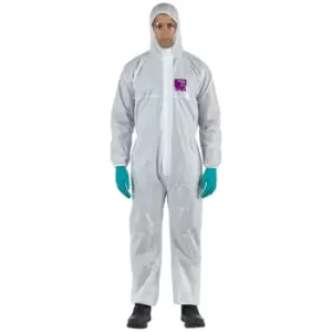 1500 Stitched - Model 138 SIZE 5XL Protective Suits - White - Ansell