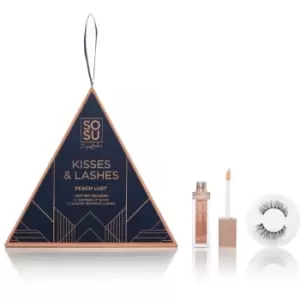 SOSU by Suzanne Jackson Christmas Edition Kisses & Lashes Gift Set Peach Lust