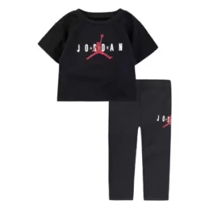 Air Jordan Girls Jordan Leggings Set - Black