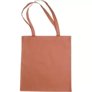 Jassz Bags "Beech" Cotton Large Handle Shopping Bag / Tote (One Size) (MELON) - MELON