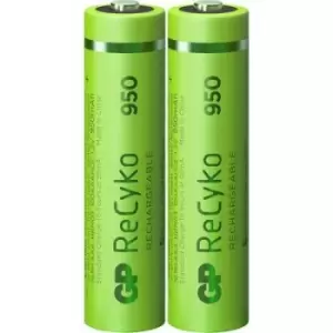 GP Batteries ReCyko+ HR03 AAA battery (rechargeable) NiMH 950 mAh 1.2 V 2 pc(s)