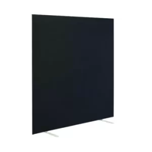 Floor Standing Screen 1600x25x1200mm Black KF90975