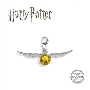 Golden Snitch with Embellished Crystals (Harry Potter) Clip on Charm