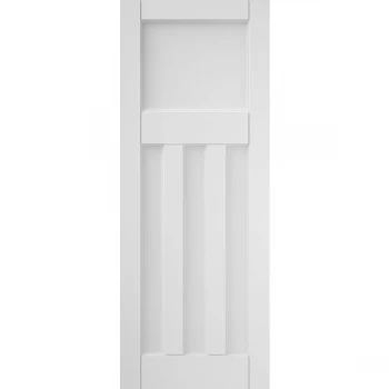 JELD-WEN Curated Deco 3 Panel White Primed Internal Door - 1981mm x 838mm (78 inch x 33 inch)