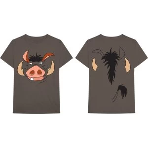 Disney - Lion King Pumbaa Unisex Medium T-Shirt - Brown