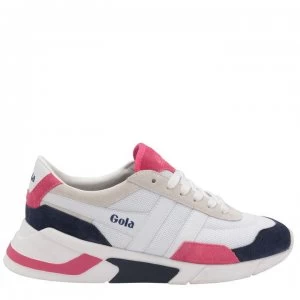 Gola Classics Eclipse Runner Trainers - Wht/Nvy/Pnk