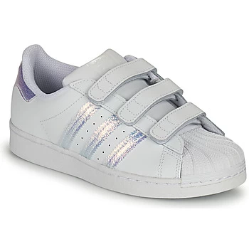 adidas SUPERSTAR CF C boys's Childrens Shoes Trainers in White