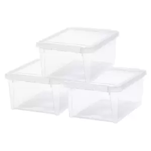 Smartstore 3 X 14 Litre High Quality Traditional Household Storage Boxes