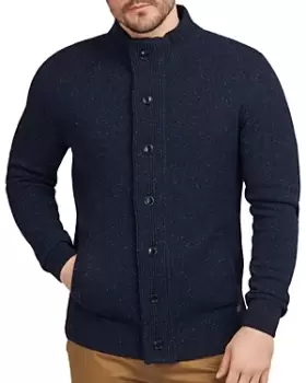 Barbour Essential Tisbury Fleck Tweed Zip Sweater