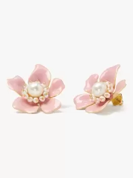 Kate Spade Flora Statement Stud Earrings, Blush, One Size