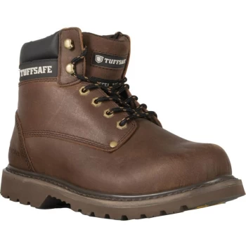 Brown Trucker Safety Boots - Size 6 - Tuffsafe