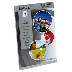 Lexmark (A4) PerfectFinish Photo Paper (25 Sheets)
