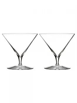 Waterford Elegance martini glass set of 2